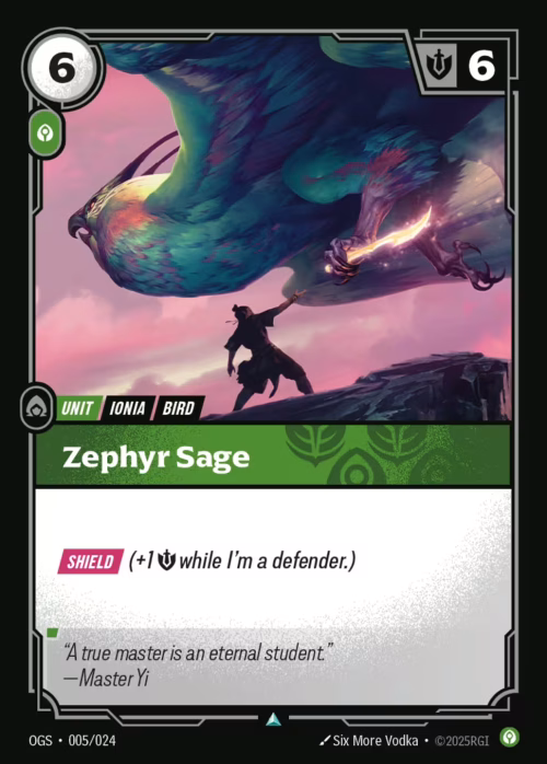 Zephyr Sage - Riftbound Spoiler - Proving Grounds