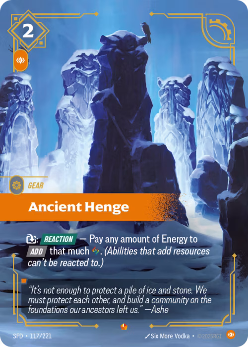 Ancient Henge - Spiritforged Riftbound Spoiler