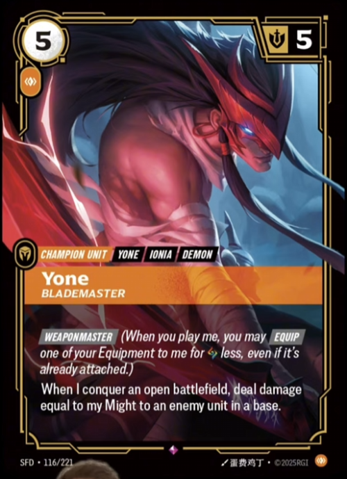 Yone, Blademaster