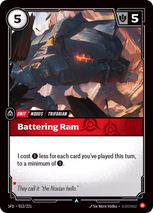 Battering Ram - Spiritforged Riftbound Spoiler