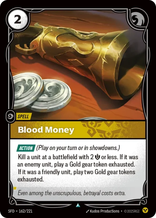 Blood Money - Spiritforged Riftbound Spoiler