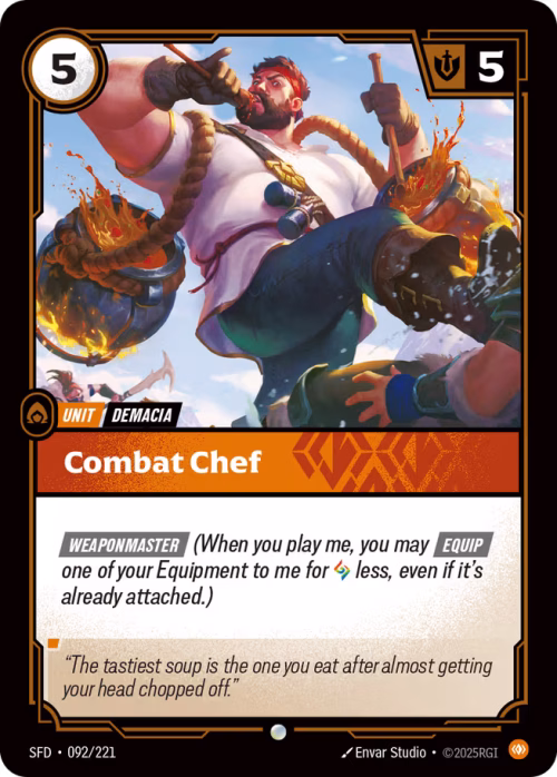 Combat Chef - Spiritforged Riftbound Spoiler