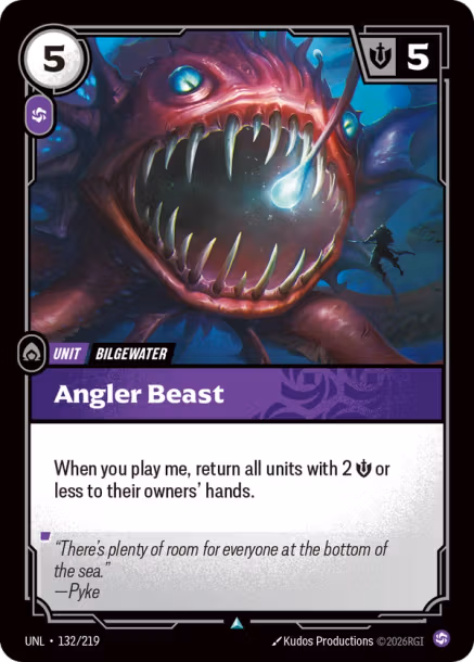Angler Beast - Unleashed Riftbound Spoiler