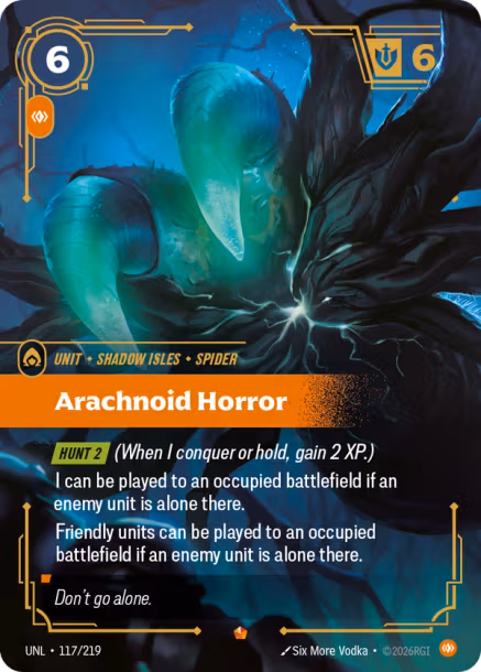 Arachnoid Horror - Unleashed Riftbound Spoiler