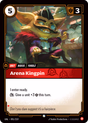 Arena Kingpin - Unleashed Riftbound Spoiler