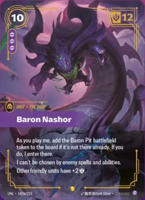 Baron Nashor - Unleashed Riftbound Spoiler