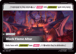 Black Flame Altar - Unleashed Riftbound Spoiler
