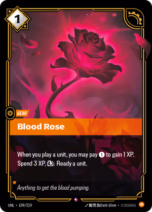 Blood Rose - Unleashed Riftbound Spoiler