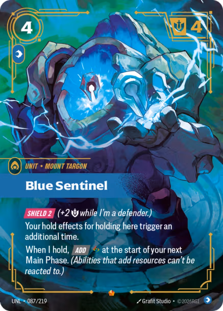 Blue Sentinel - Unleashed Riftbound Spoiler