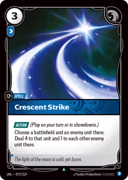 Crescent Strike - Unleashed Riftbound Spoiler