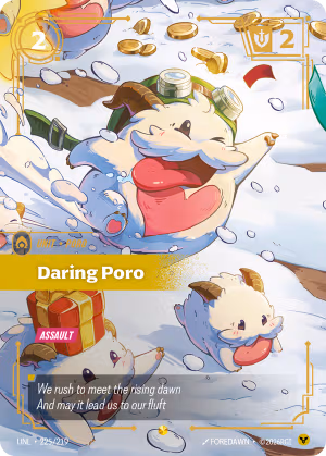 Daring Poro - Unleashed Riftbound Spoiler