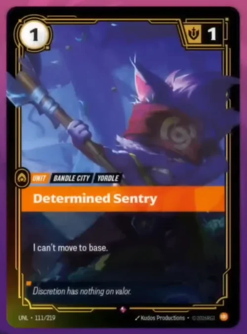 Determined Sentry