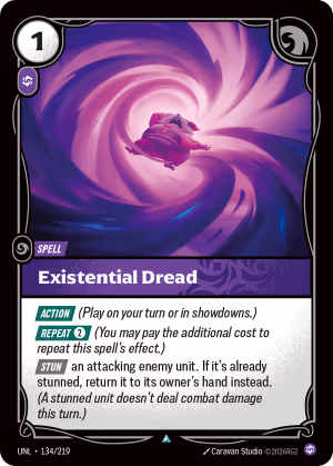Existential Dread - Unleashed Riftbound Spoiler