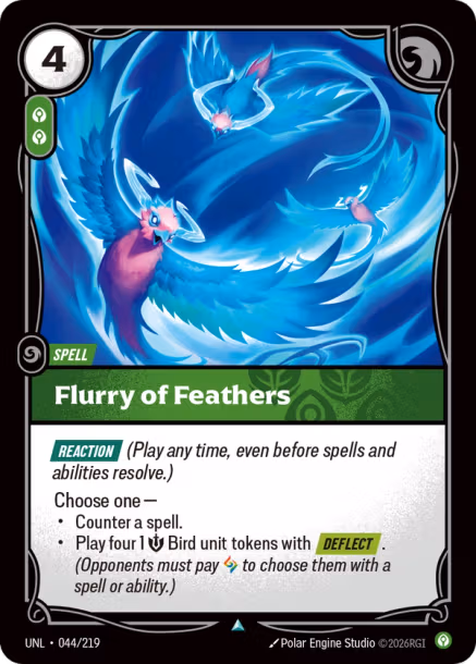 Flurry of Feathers - Unleashed Riftbound Spoiler