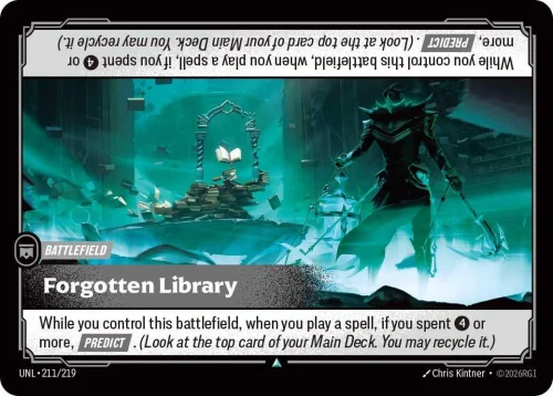 Forgotten Library - Unleashed Riftbound Spoiler