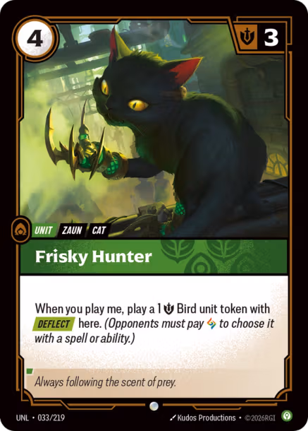 Frisky Hunter - Unleashed Riftbound Spoiler