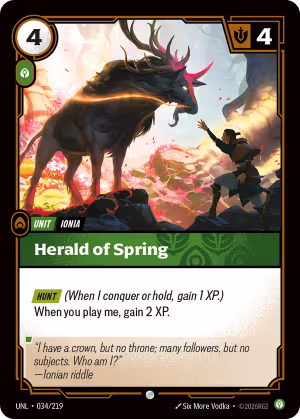 Herald of Spring - Unleashed Riftbound Spoiler