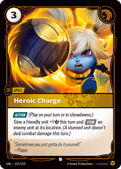 Heroic Charge - Unleashed Riftbound Spoiler