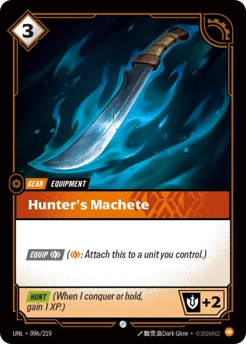 Hunter’s Machete - Unleashed Riftbound Spoiler