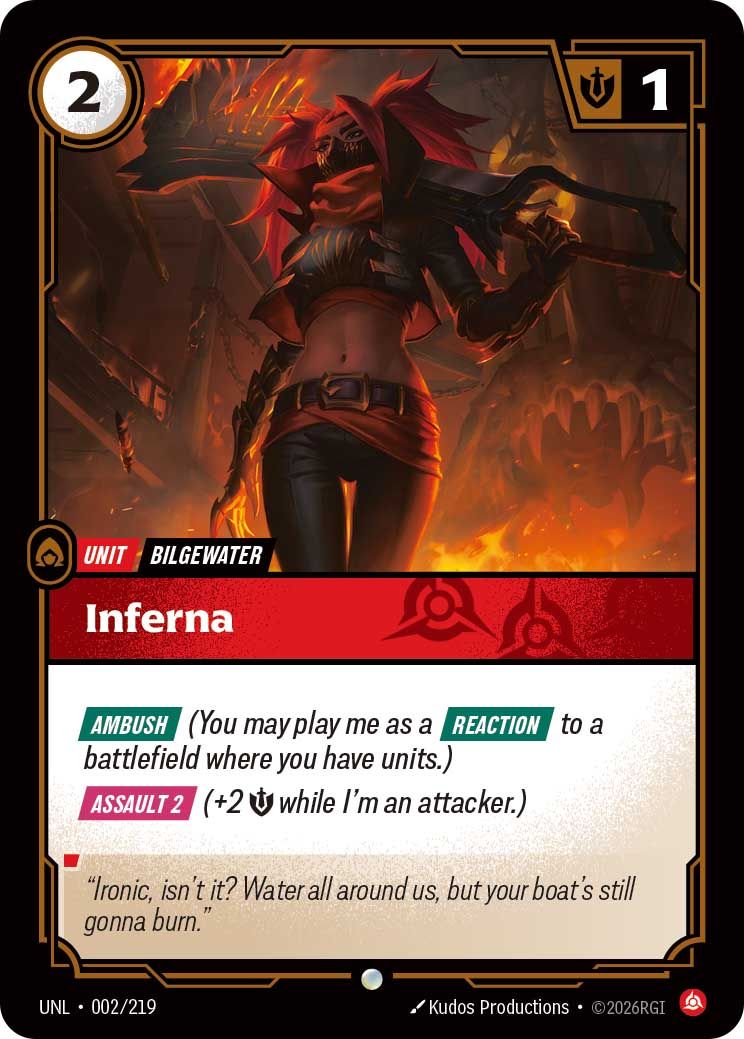 Inferna from Unleashed Riftbound Spoiler