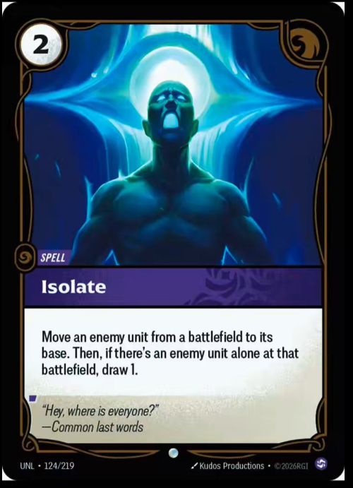 Isolate