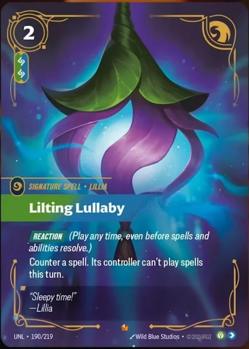 Lilting Lullaby - Unleashed Riftbound Spoiler