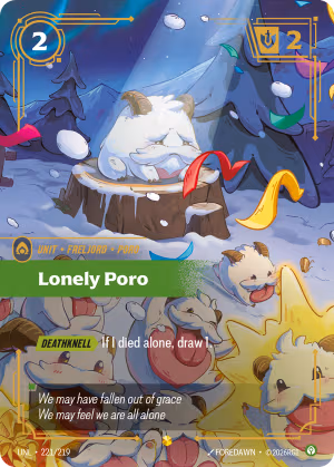 Lonely Poro - Unleashed Riftbound Spoiler