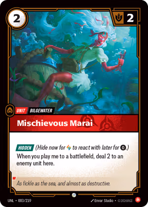 Mischievous Marai - Unleashed Riftbound Spoiler