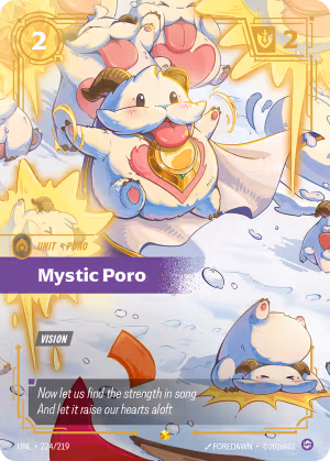 Mystic Poro - Unleashed Riftbound Spoiler