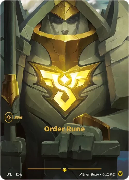 Order Rune - Unleashed Riftbound Spoiler