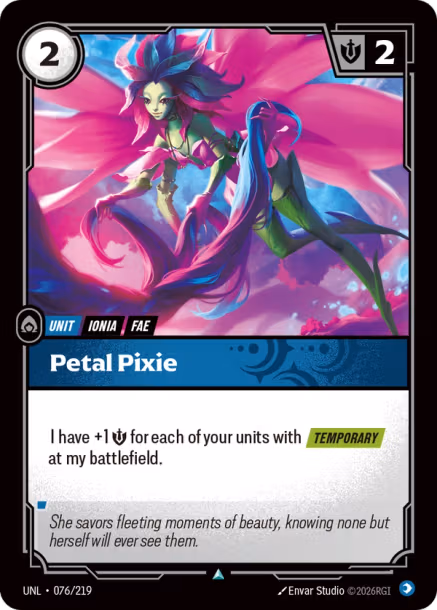Petal Pixie - Unleashed Riftbound Spoiler
