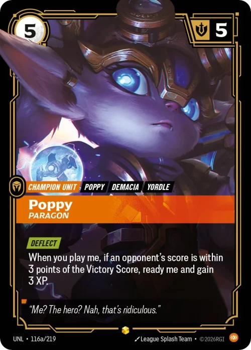 Poppy, Paragon