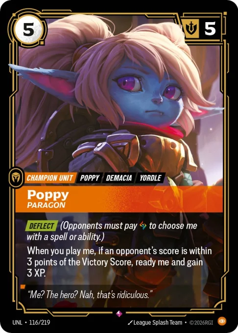 Poppy, Paragon