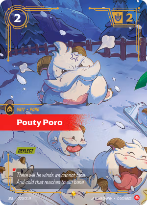 Pouty Poro - Unleashed Riftbound Spoiler