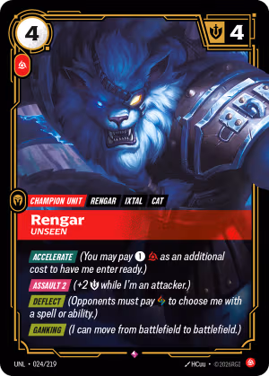 Rengar, Unseen - Unleashed Riftbound Spoiler