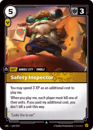 Safety Inspector - Unleashed Riftbound Spoiler