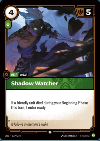 Shadow Watcher - Unleashed Riftbound Spoiler