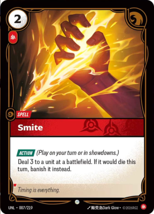 Smite - Unleashed Riftbound Spoiler