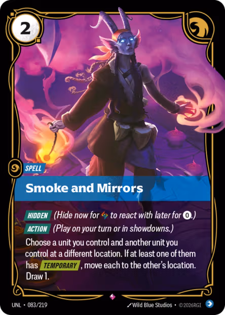 Smoke and Mirrors - Unleashed Riftbound Spoiler