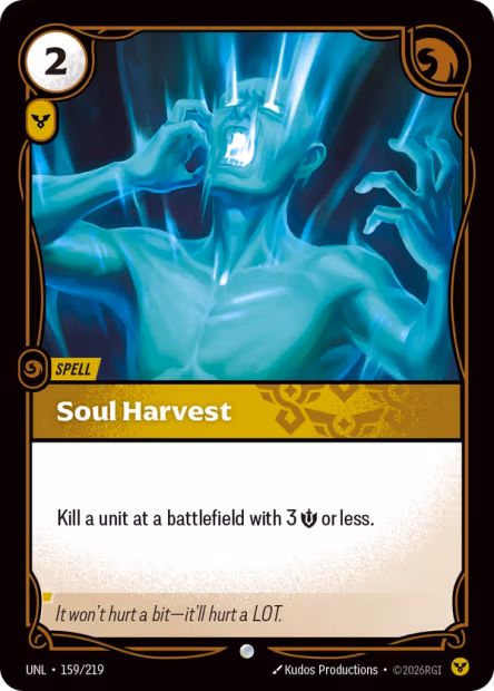 Soul Harvest - Unleashed Riftbound Spoiler