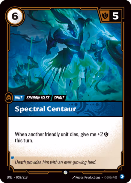 Spectral Centaur - Unleashed Riftbound Spoiler