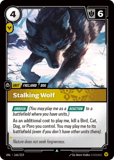 Stalking Wolf - Unleashed Riftbound Spoiler