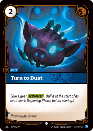 Turn to Dust - Unleashed Riftbound Spoiler