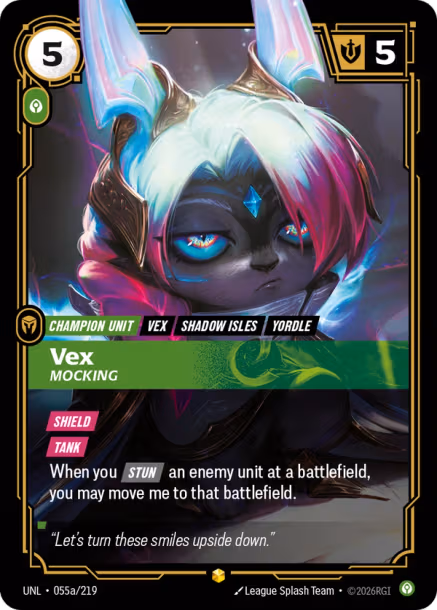 Vex, Mocking 2 - Unleashed Riftbound Spoiler