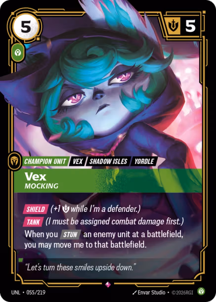 Vex, Mocking - Unleashed Riftbound Spoiler
