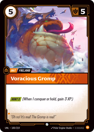 Voracious Gromp - Unleashed Riftbound Spoiler