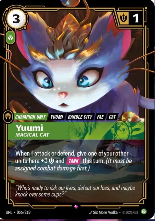 Yummi, Magical Cat - Unleashed Riftbound Spoiler