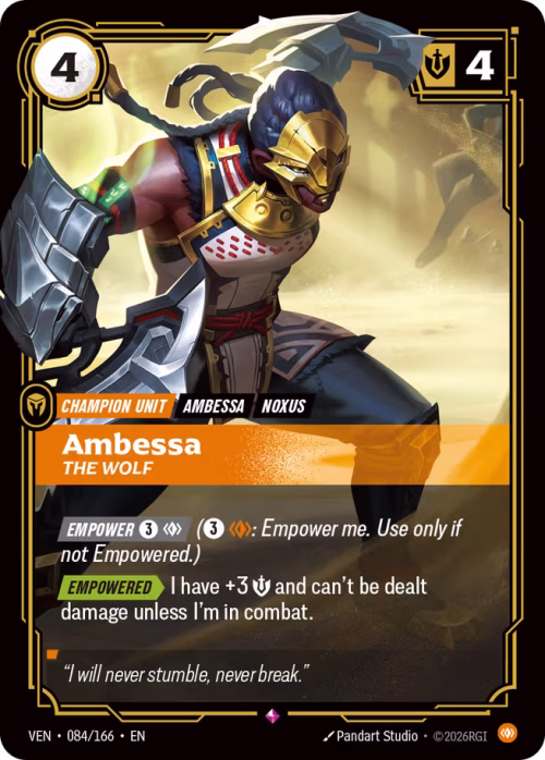 Ambessa, The Wolf - Vendetta Riftbound Spoiler