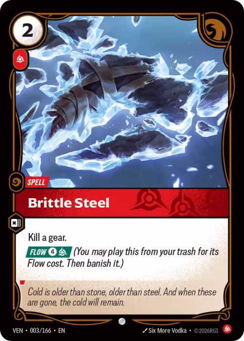Brittle Steel - Vendetta Riftbound Spoiler