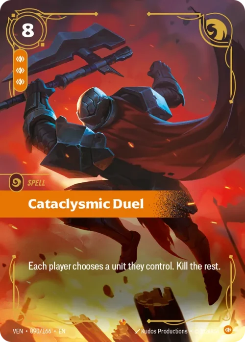 Cataclysmic Duel - Vendeta Riftbound Spoiler